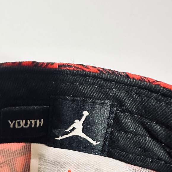 Rare- Air Jordan Cement Elephant Red Jumpman Hat Adjustable Snapback Cap Youth - Picture 4 of 5